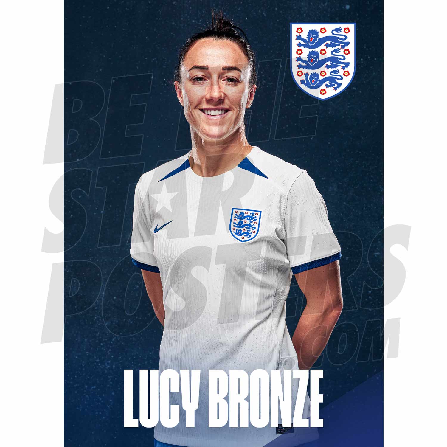 Lionesses Bronze 23/24 Home Headshot Poster