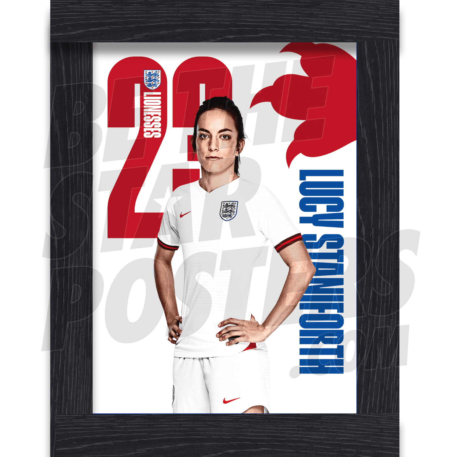 Lionesses Staniforth 19/20 Headshot Poster