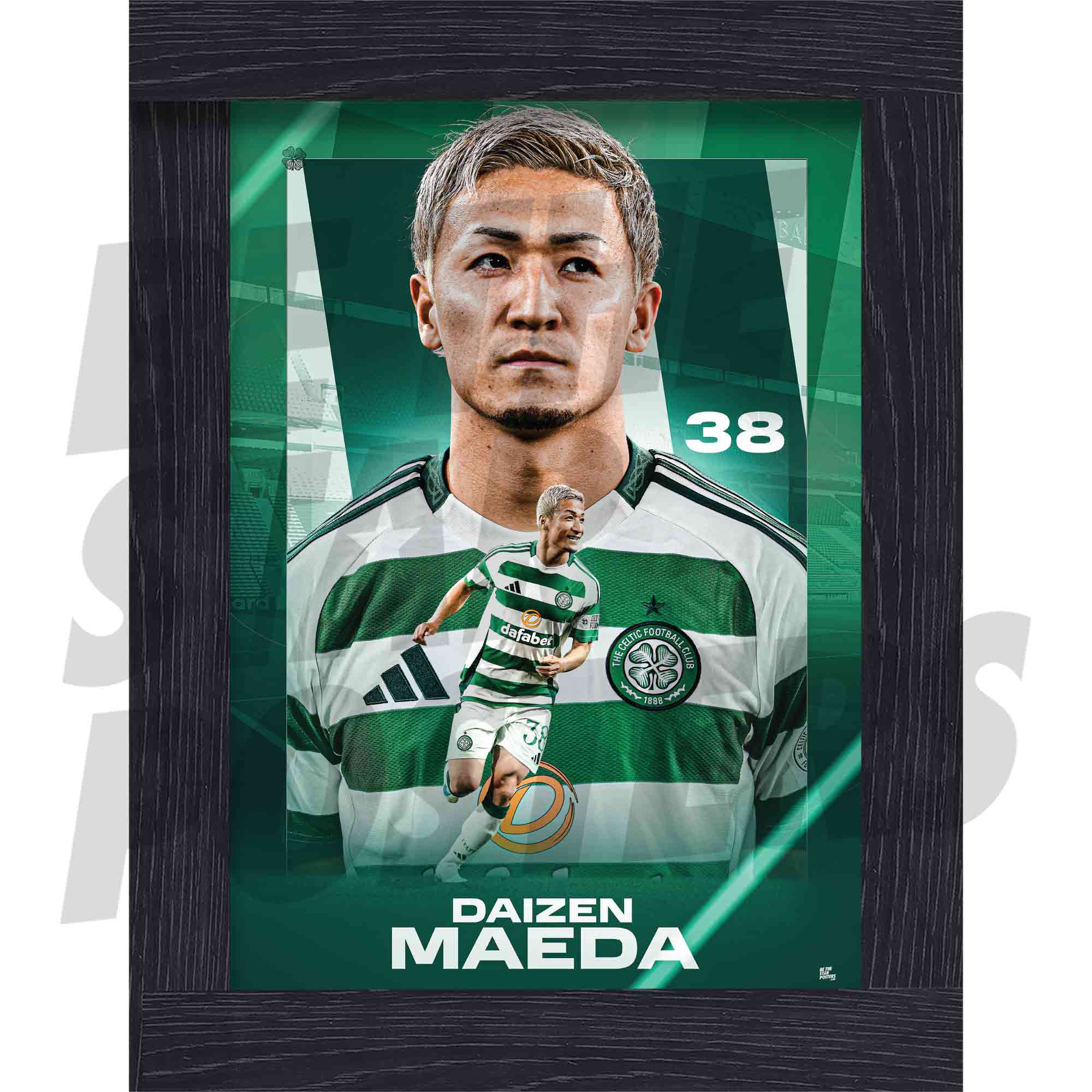 Celtic FC Maeda 24/25 Action Poster