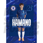 Chelsea FC Hamano 24/25 Headshot Poster