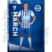 Brighton & Hove Albion FC March 24/25 Headshot Poster