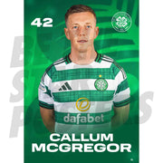 Celtic FC Callum McGregor 25/26 Headshot Poster