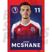 Dorking Wanderers FC McShane 24/25 Headshot Poster