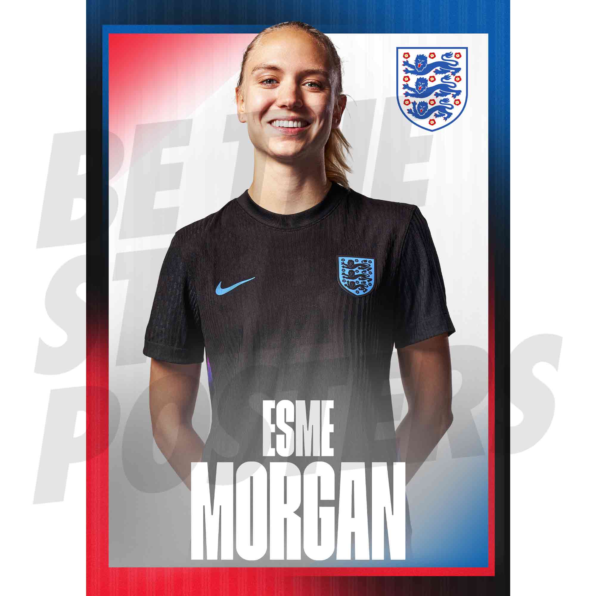 Lionesses Morgan 25/26 Away Headshot Poster