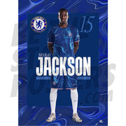 Chelsea FC Jackson 24/25 Headshot Poster