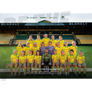 Norwich City FC Women's 25/26 Squad Team Poster