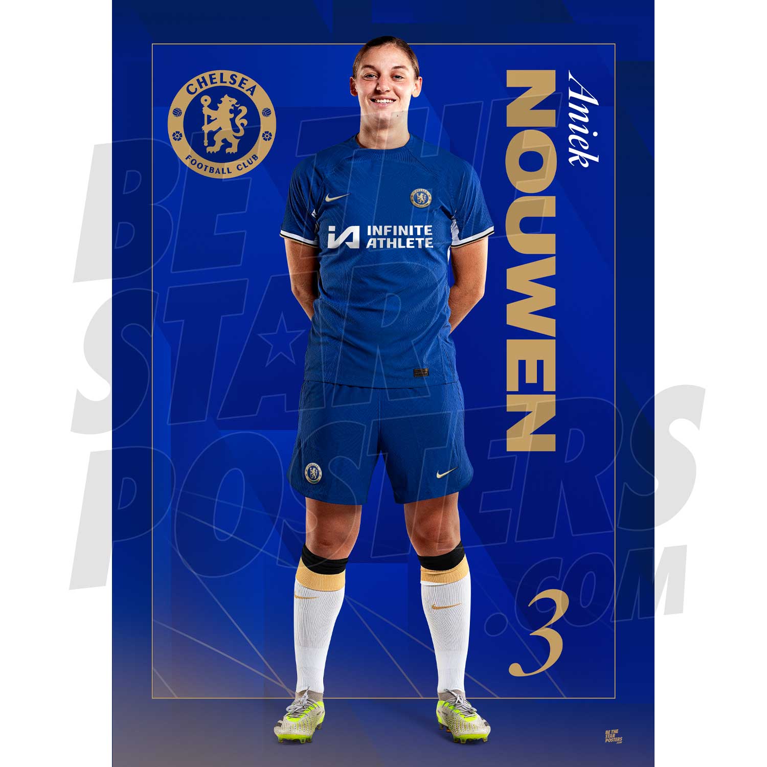 Chelsea FC Nouwen 23/24 Headshot Poster