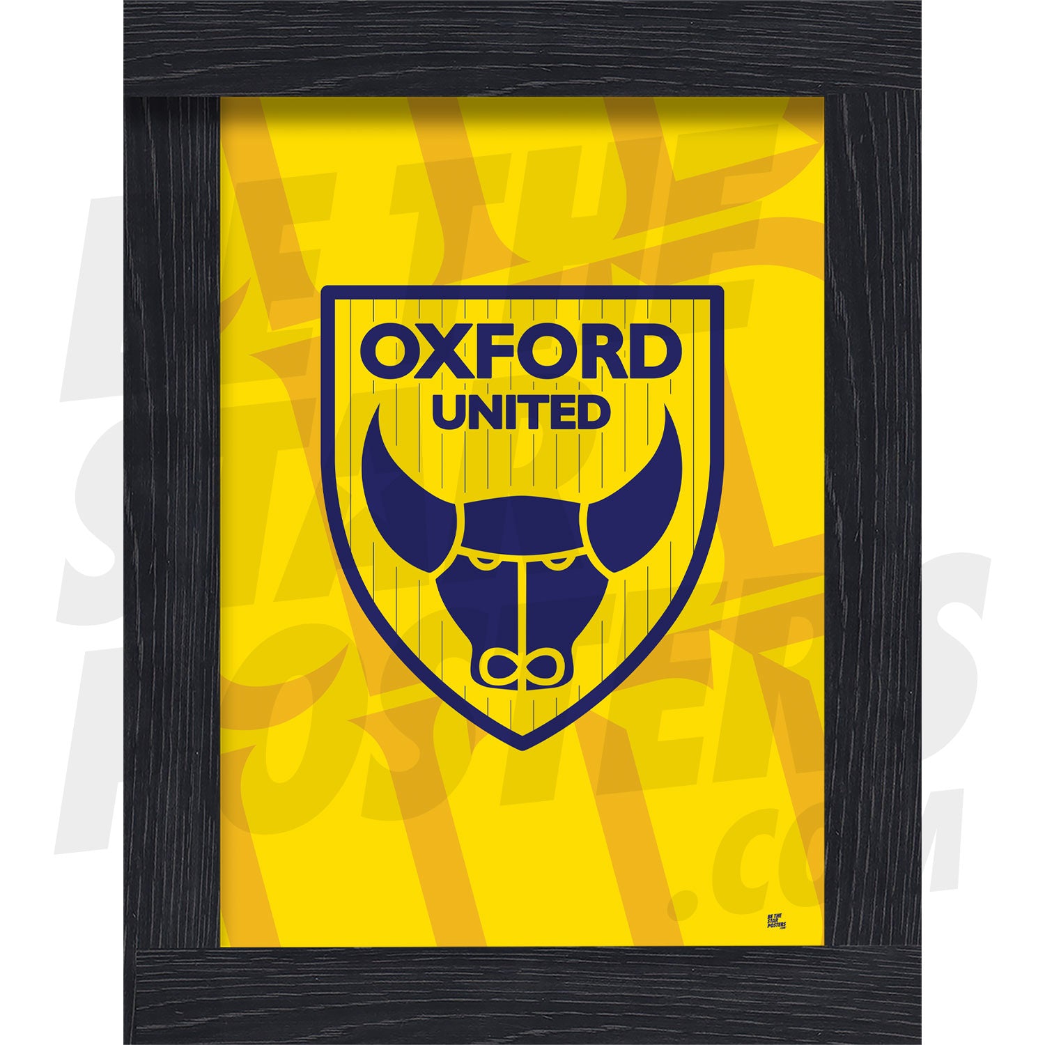 Oxford United FC Crest Graphic Poster