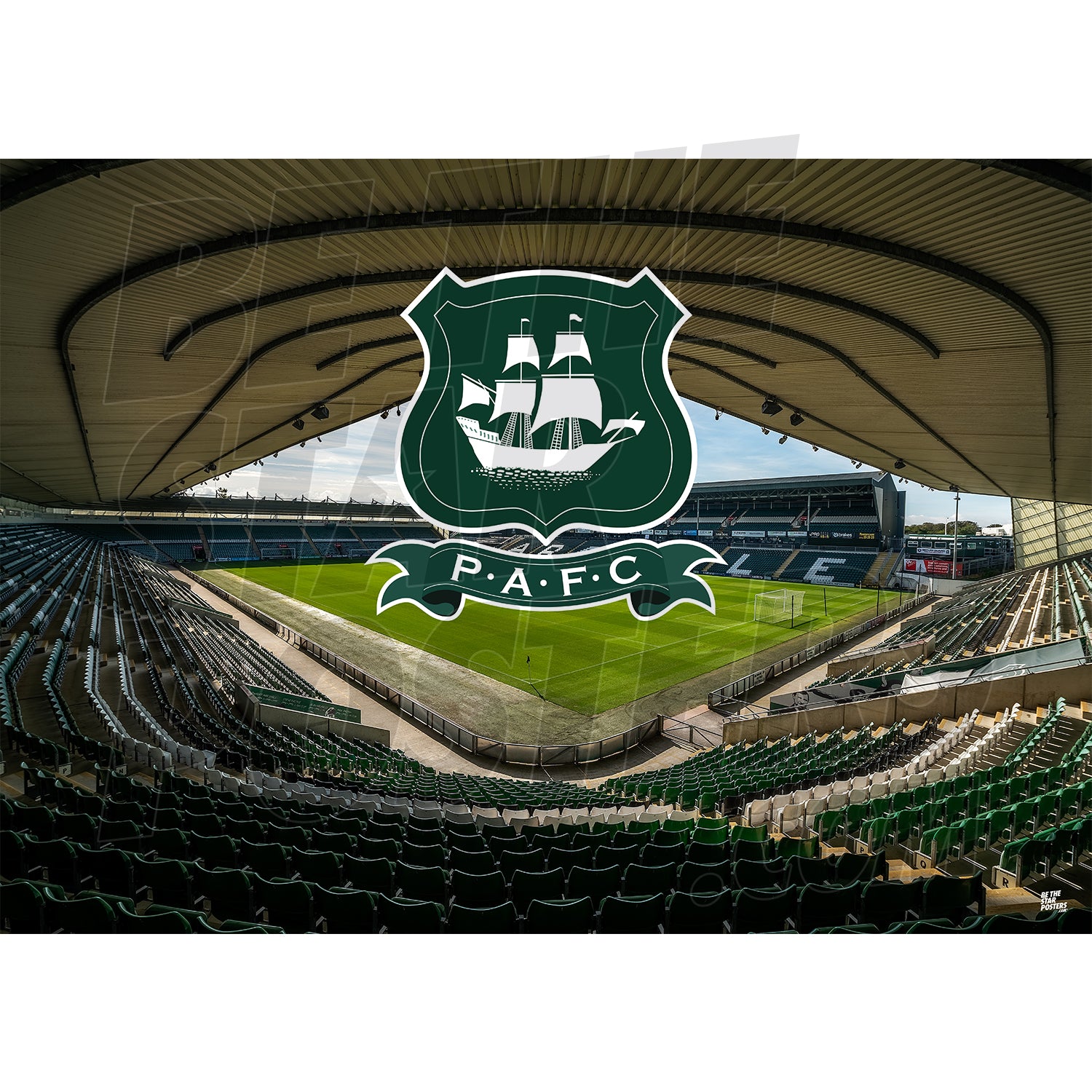 Plymouth Argyle FC Stadium Poster