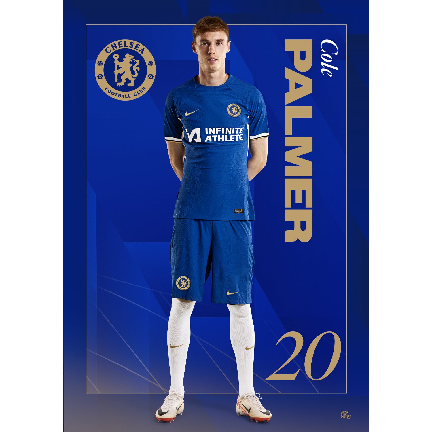 Chelsea FC Palmer 23/24 Headshot Poster