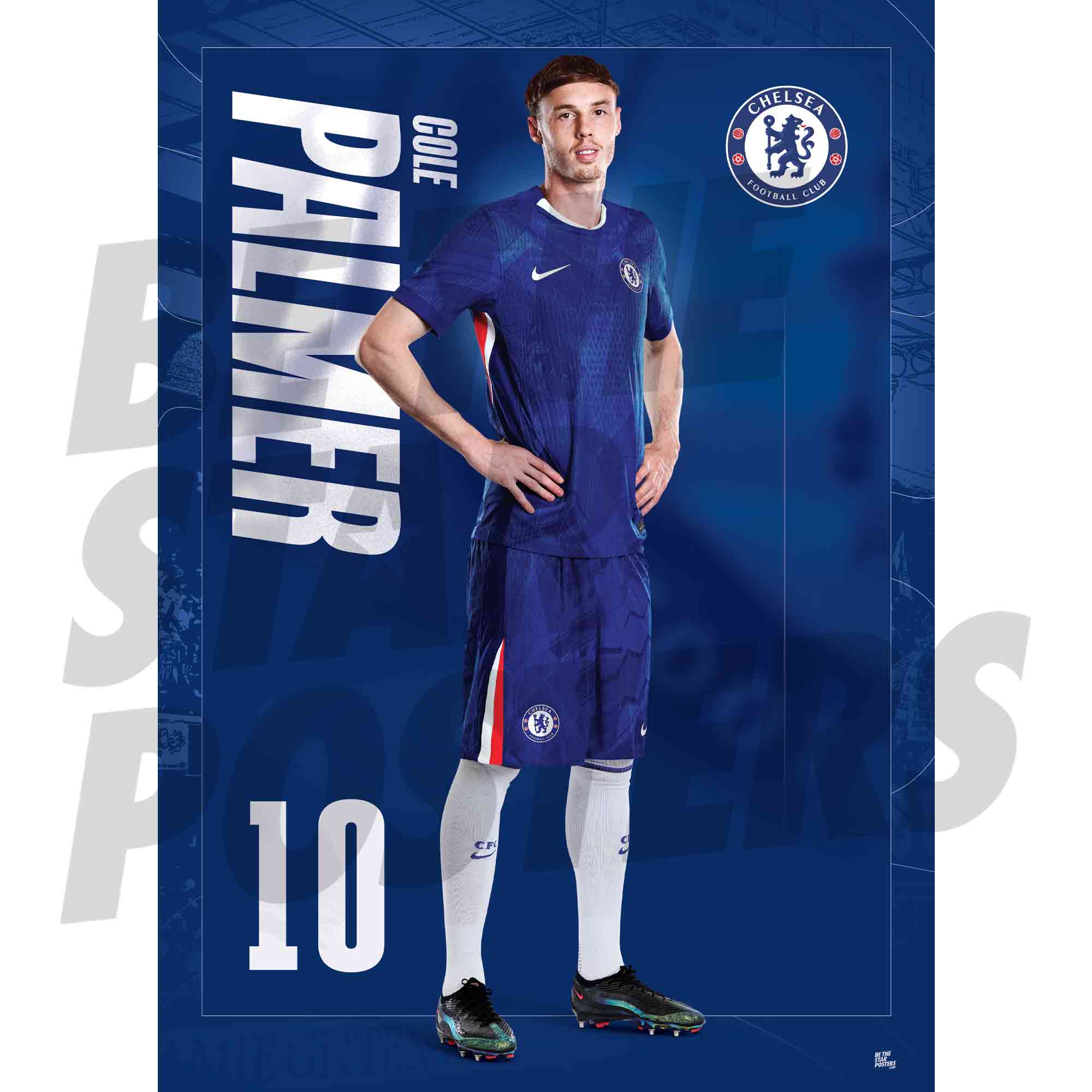 Chelsea FC Palmer 25/26 Headshot Poster