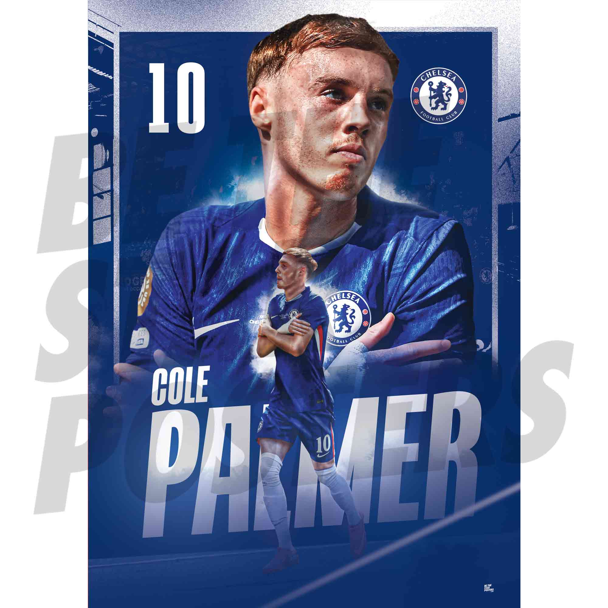 Chelsea FC Cole Palmer 25/26 Action Poster