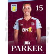 Aston Villa FC Lucy Parker 23/24 Headshot Poster