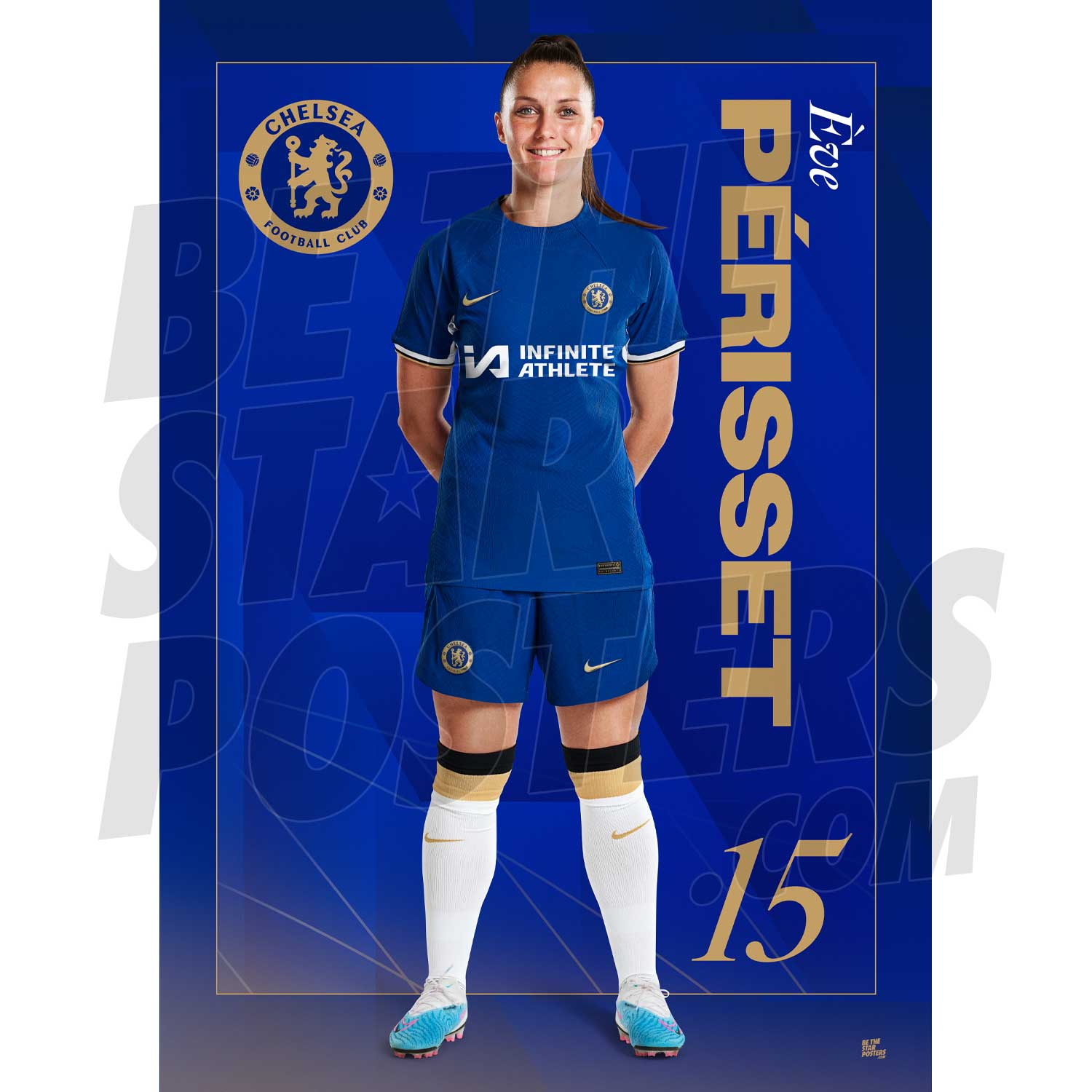 Chelsea FC Perisset 23/24 Headshot Poster