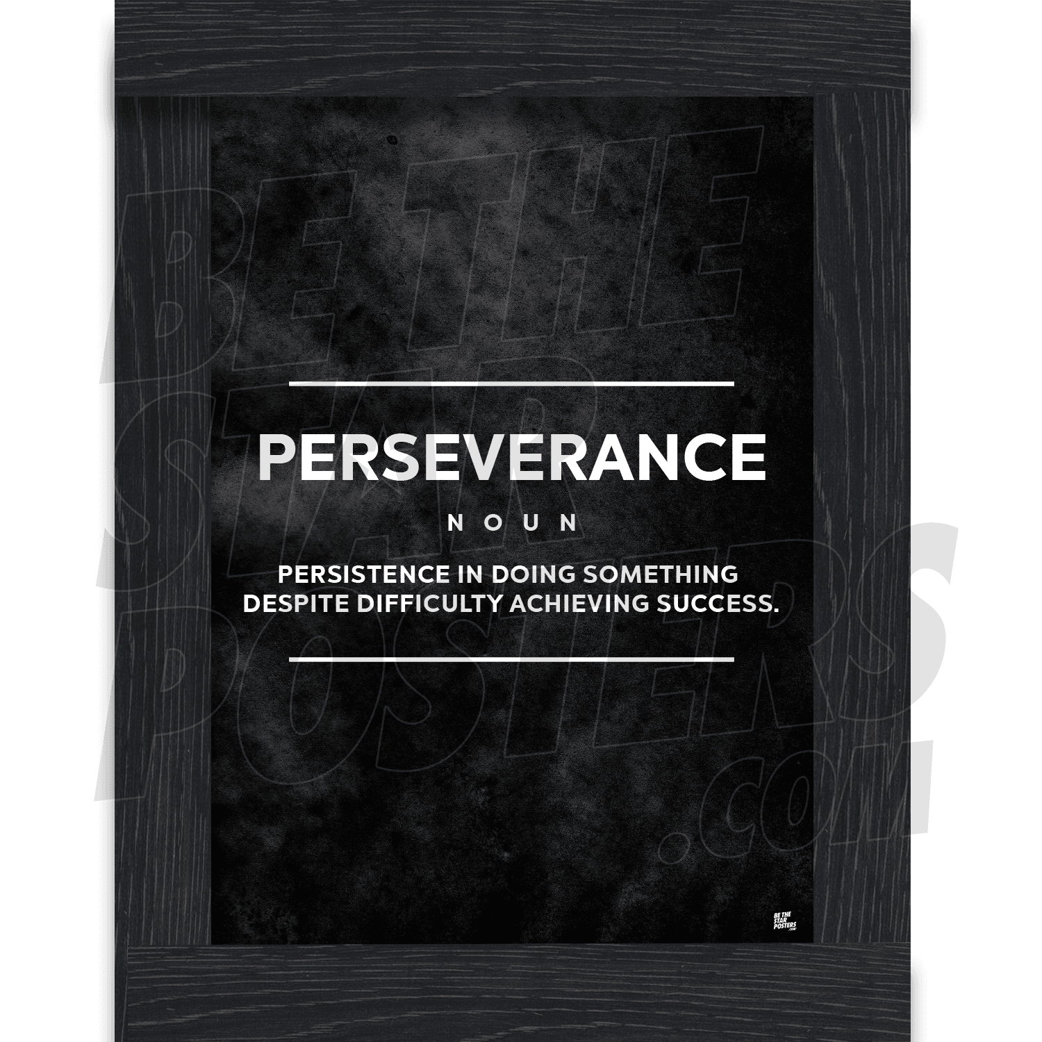 Perseverance Gym Art Poster