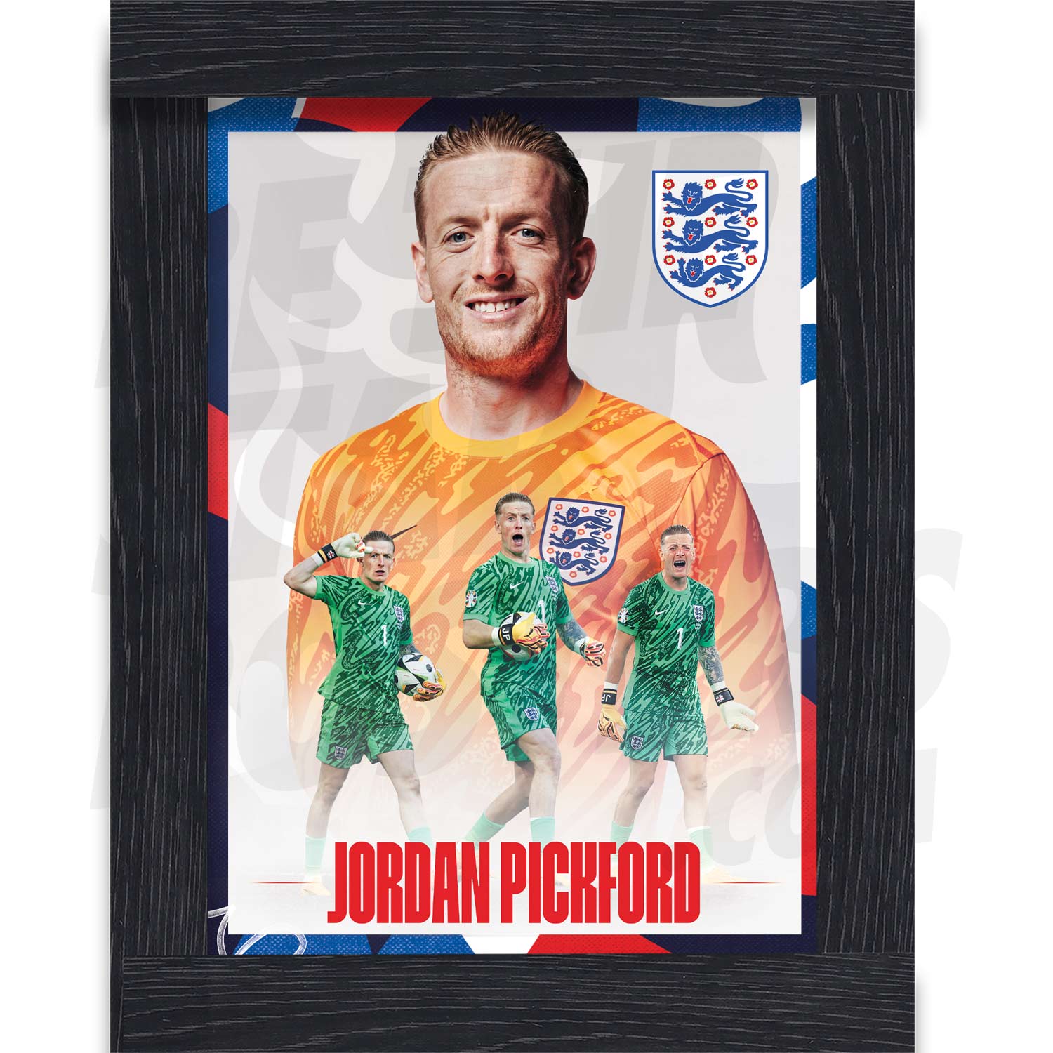 England Pickford 24/25 Action Poster