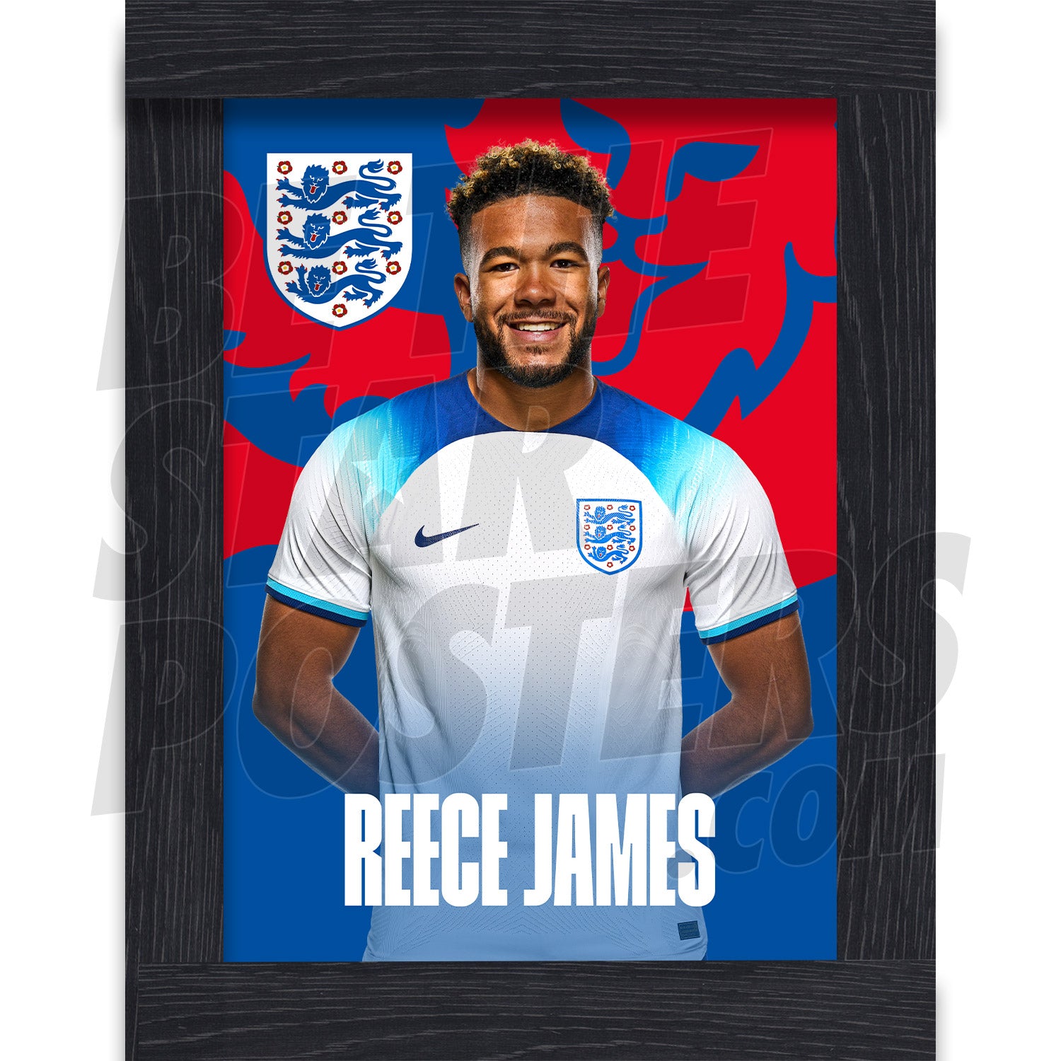 England James 22/23 Home Headshot Poster
