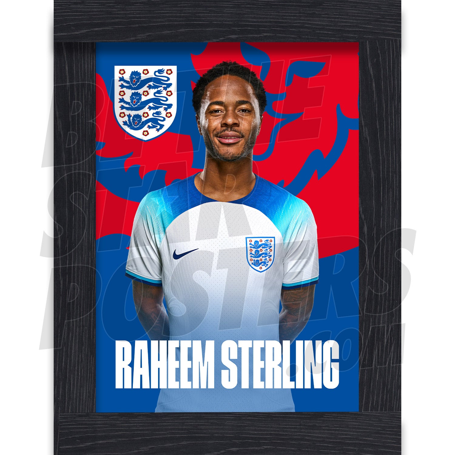 England Sterling 22/23 Home Headshot Poster