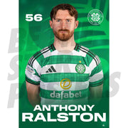 Celtic FC Anthony Ralston 25/26 Headshot Poster