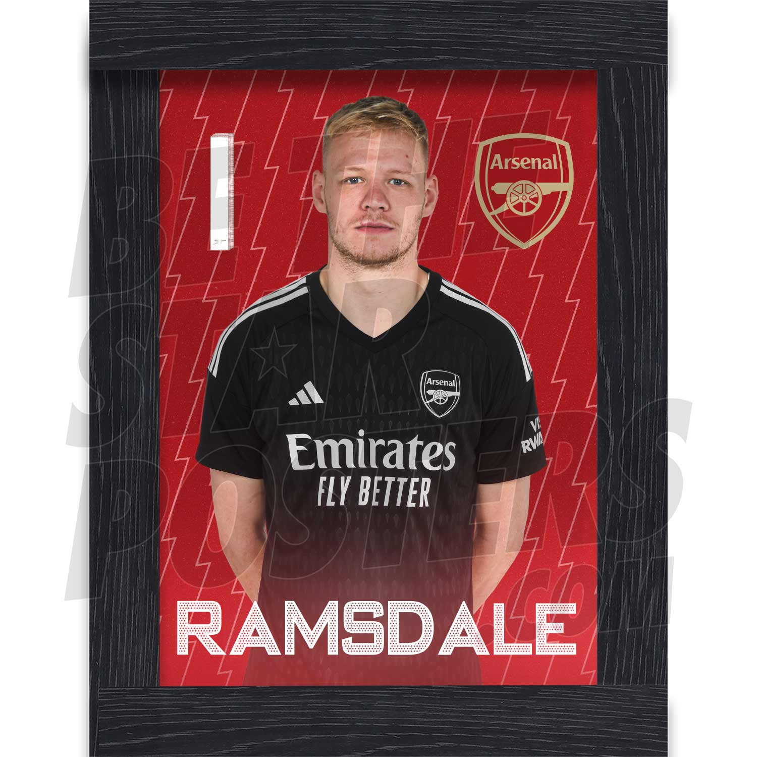 Arsenal FC Ramsdale 23/24 Headshot Poster
