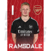 Arsenal FC Ramsdale 23/24 Headshot Poster