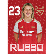 Arsenal Women FC Russo 23/24 Headshot Poster