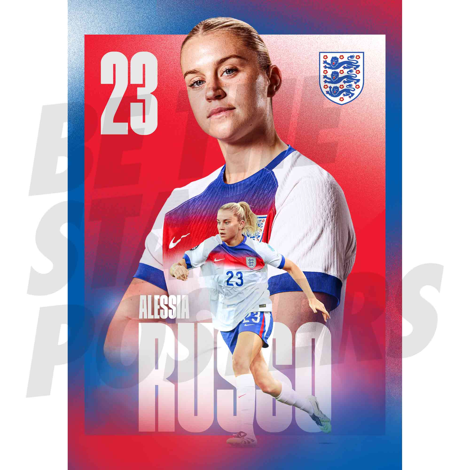 Lionesses Russo 25/26 Home Action Poster