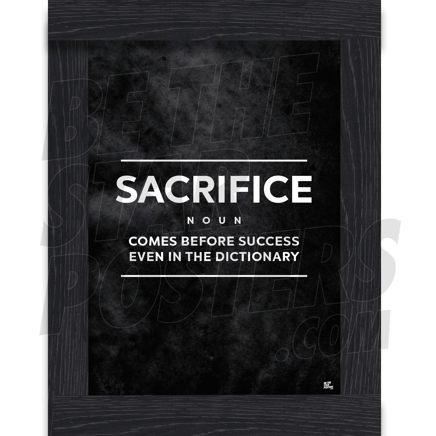 Sacrifice Gym Art Poster