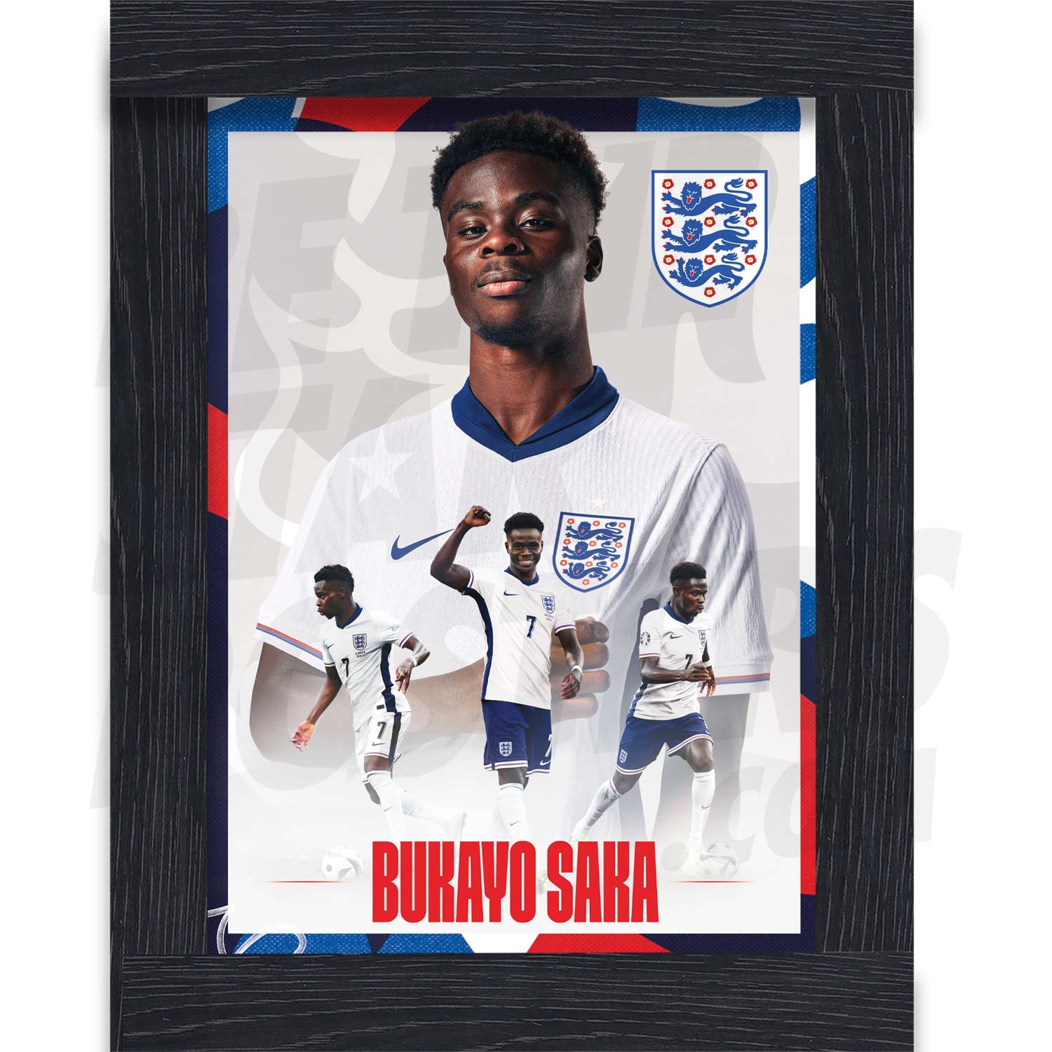 England Saka 24/25 Action Poster