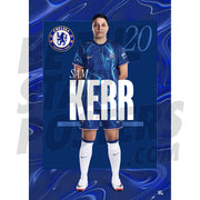 Chelsea FC Kerr 24/25 Headshot Poster