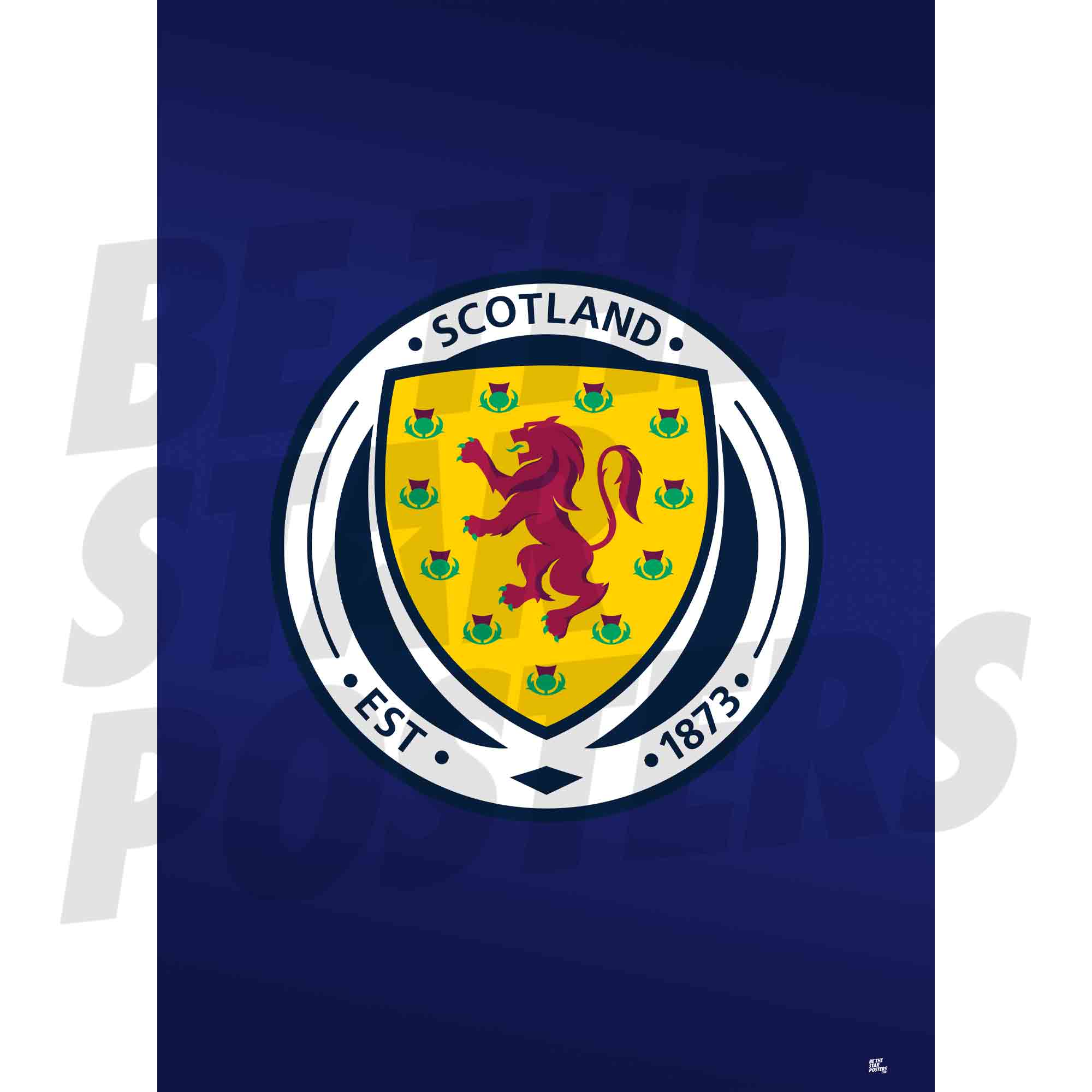Scotland Football Crest Poster