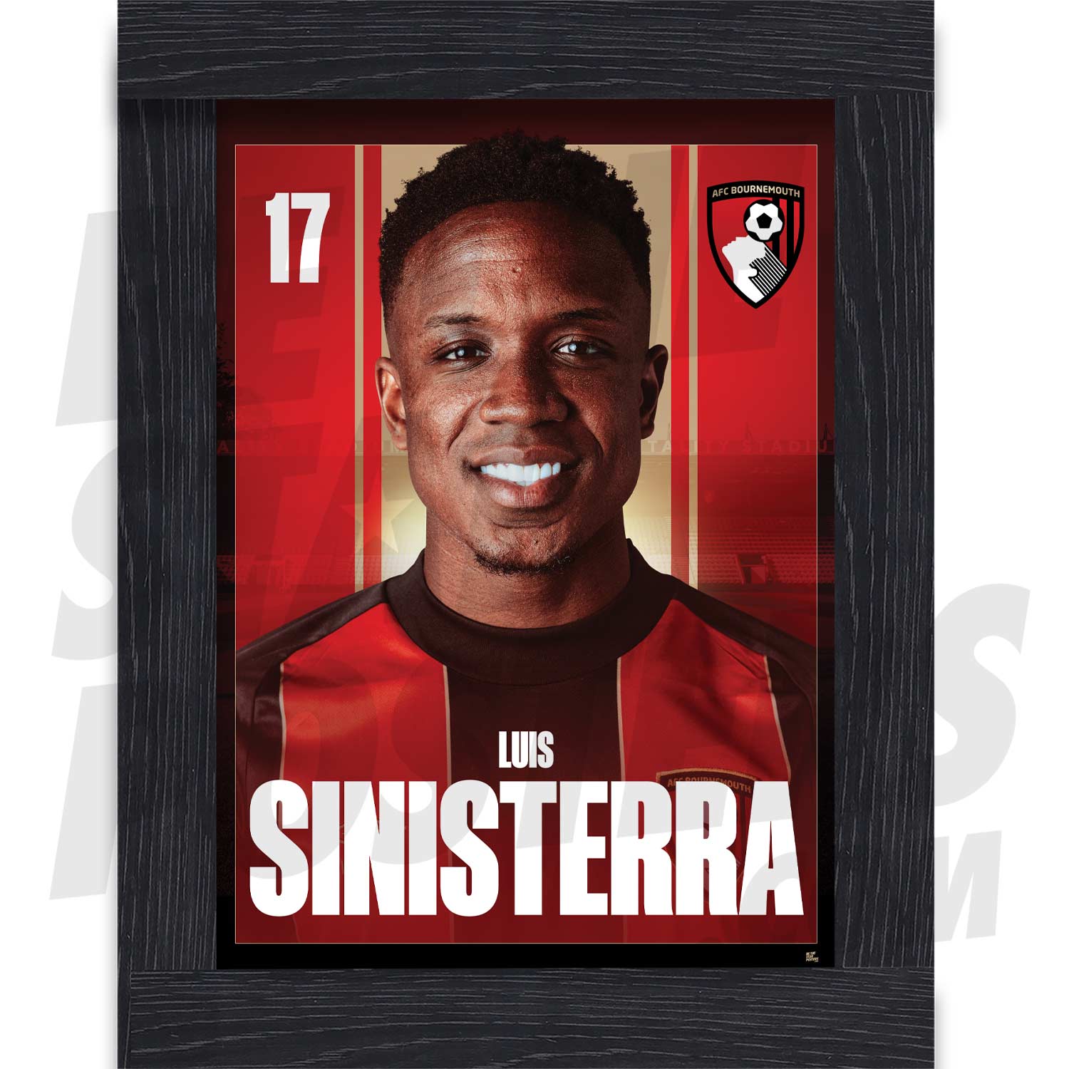 AFC Bournemouth Sinisterra 24/25 Headshot Poster