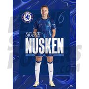 Chelsea FC Nusken 24/25 Headshot Poster