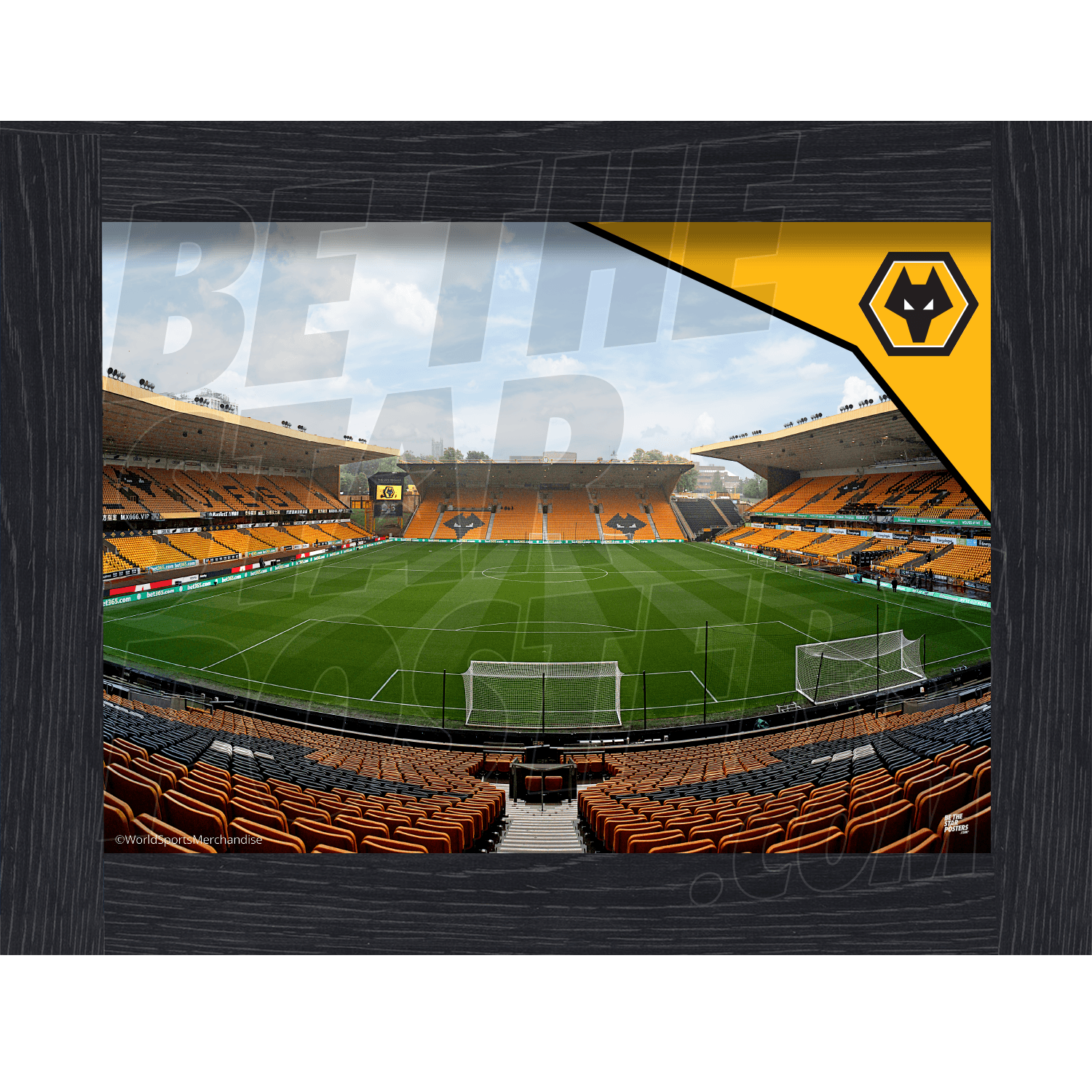 Wolverhampton Wanderers FC Stadium Poster
