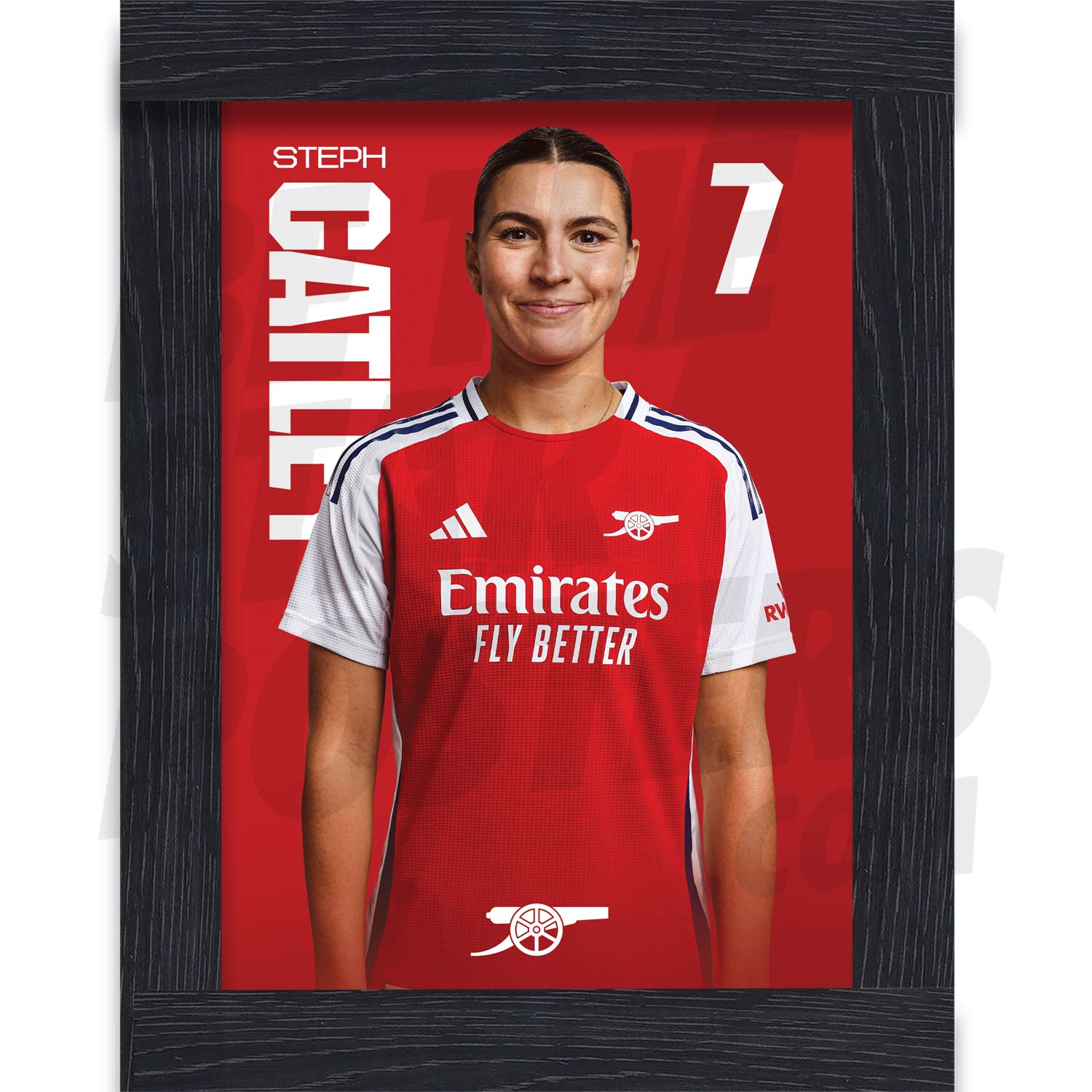 Arsenal FC Catley 24/25 Headshot Poster