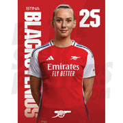 Arsenal FC Blackstenius 24/25 Headshot Poster