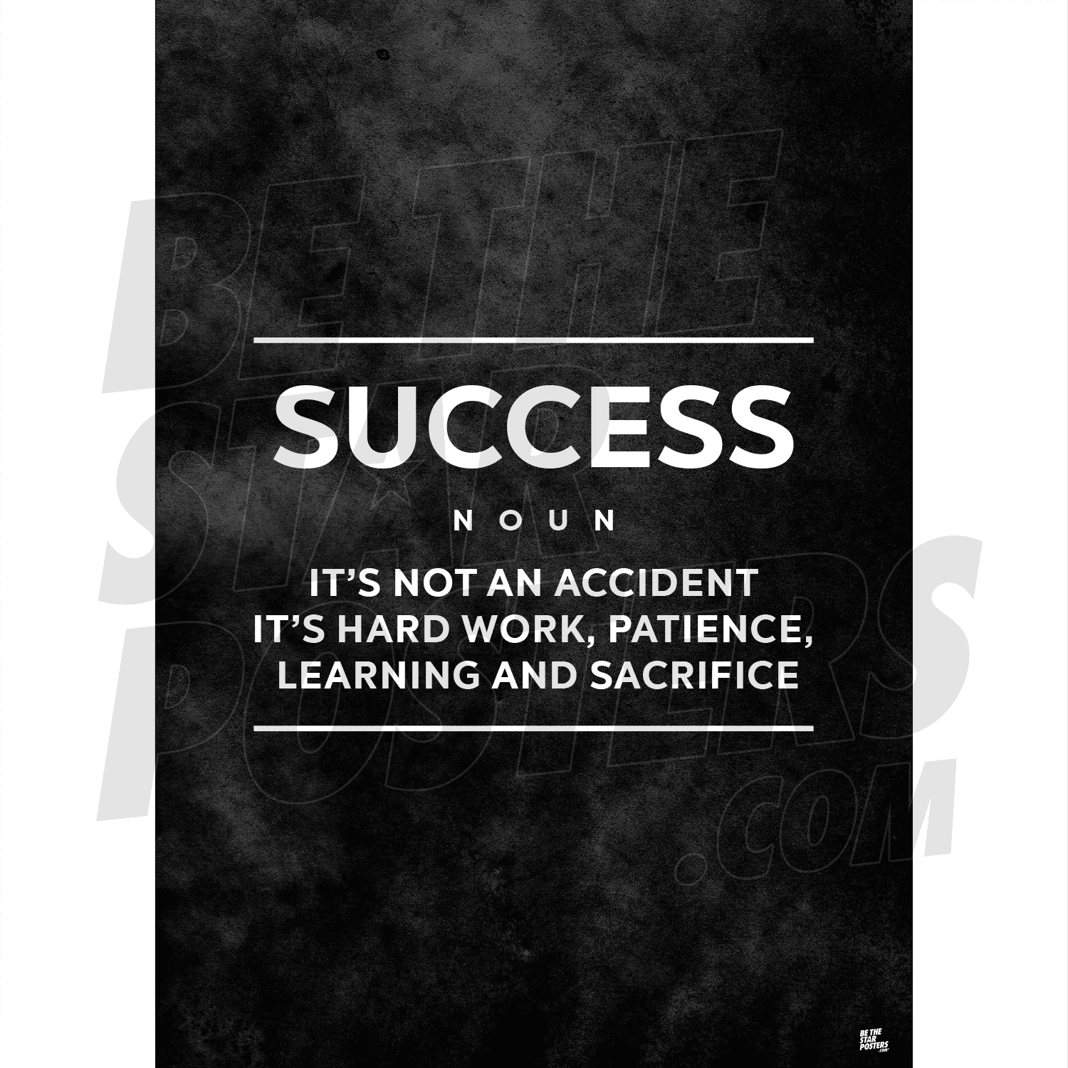 Success Gym Art Poster
