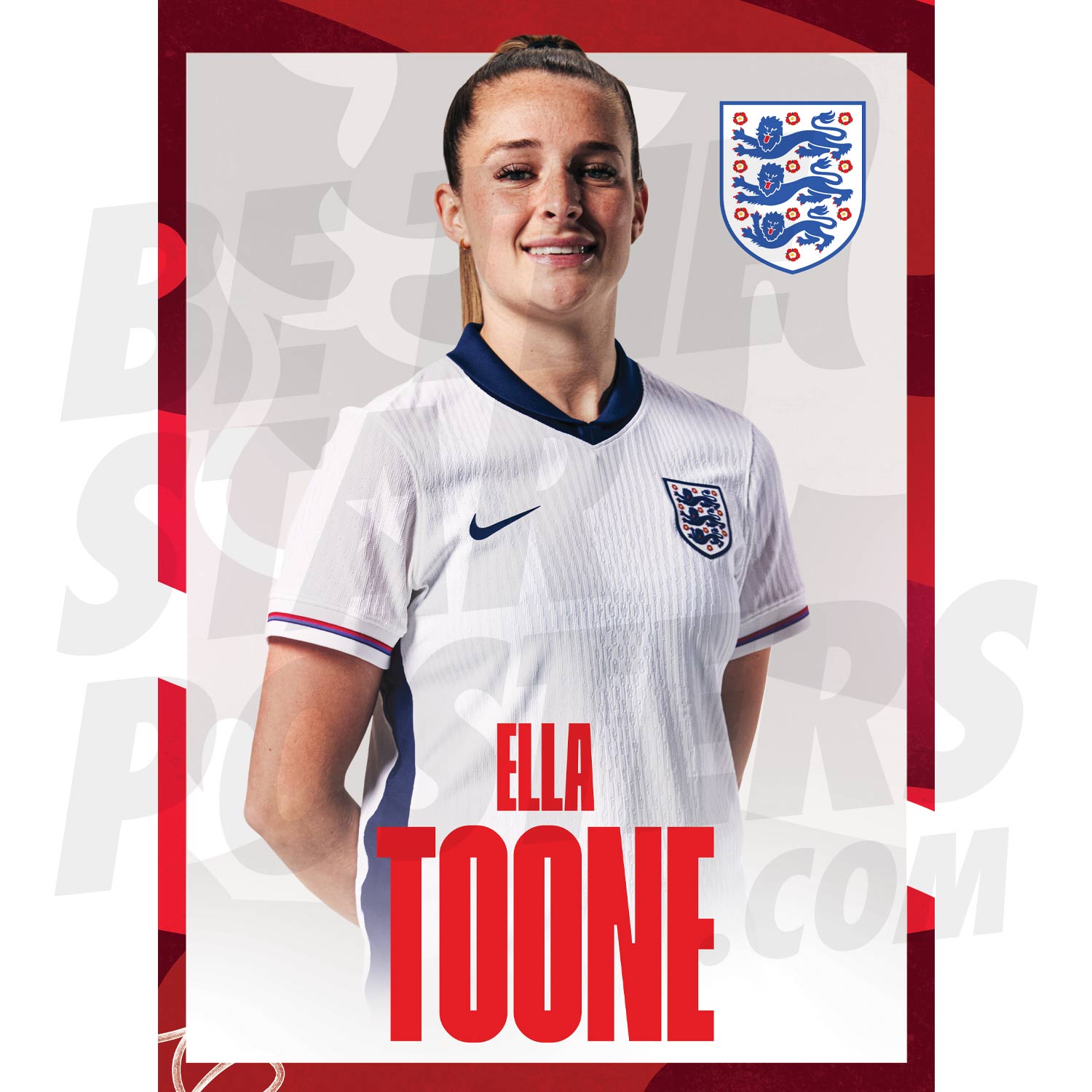 Lionesses Toone 24/25 Headshot Poster