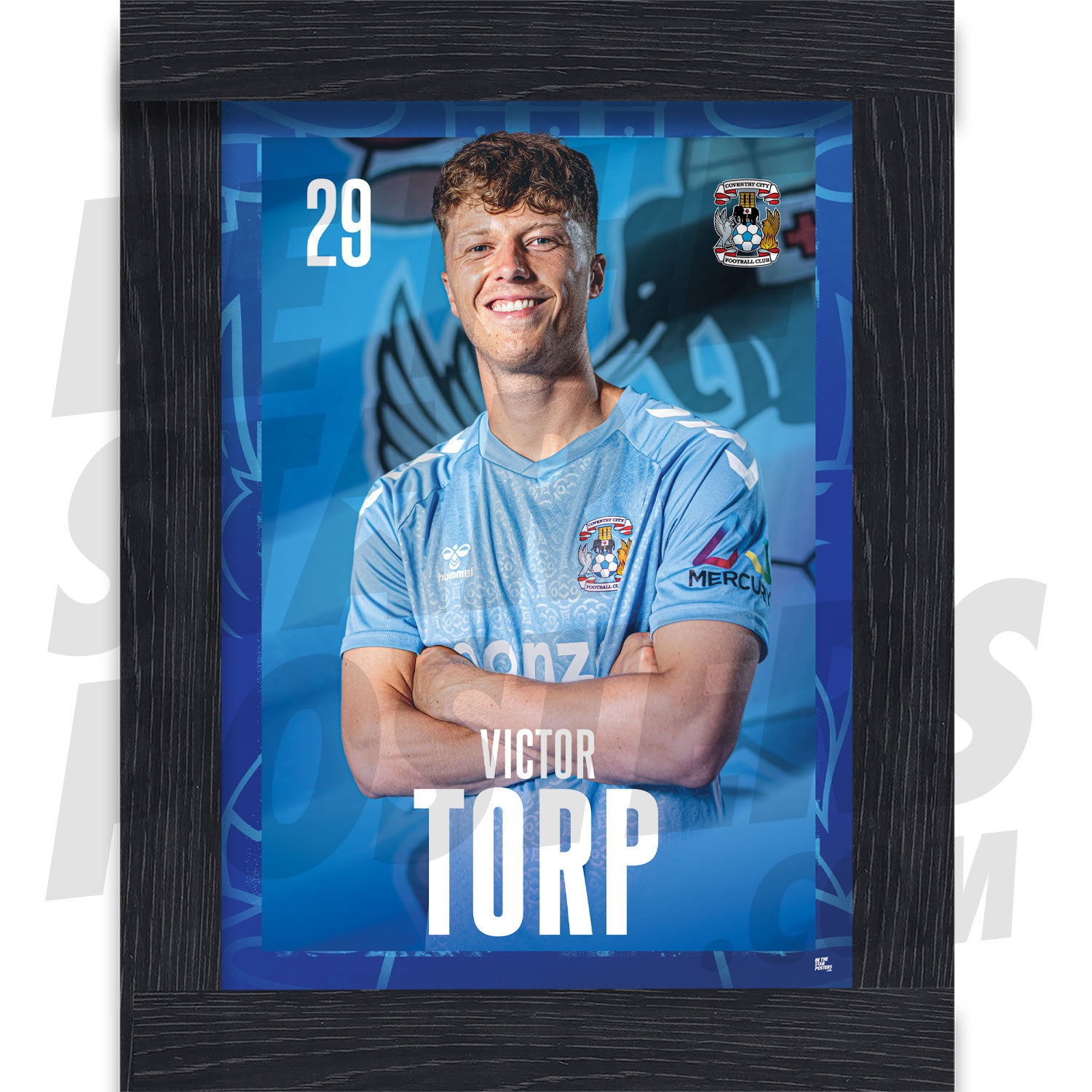 Coventry City FC Torp 24/25 Headshot Poster