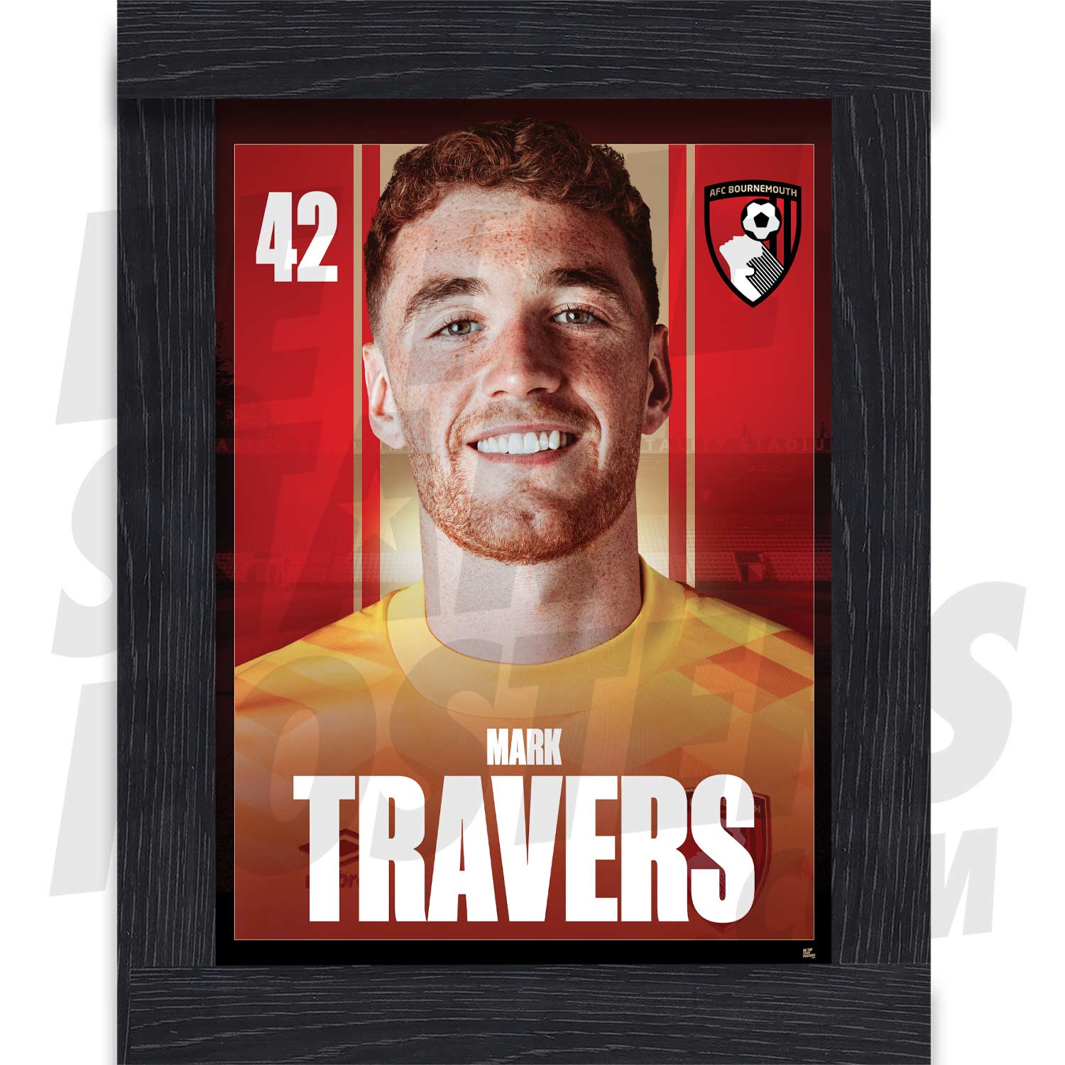AFC Bournemouth Travers 24/25 Headshot Poster