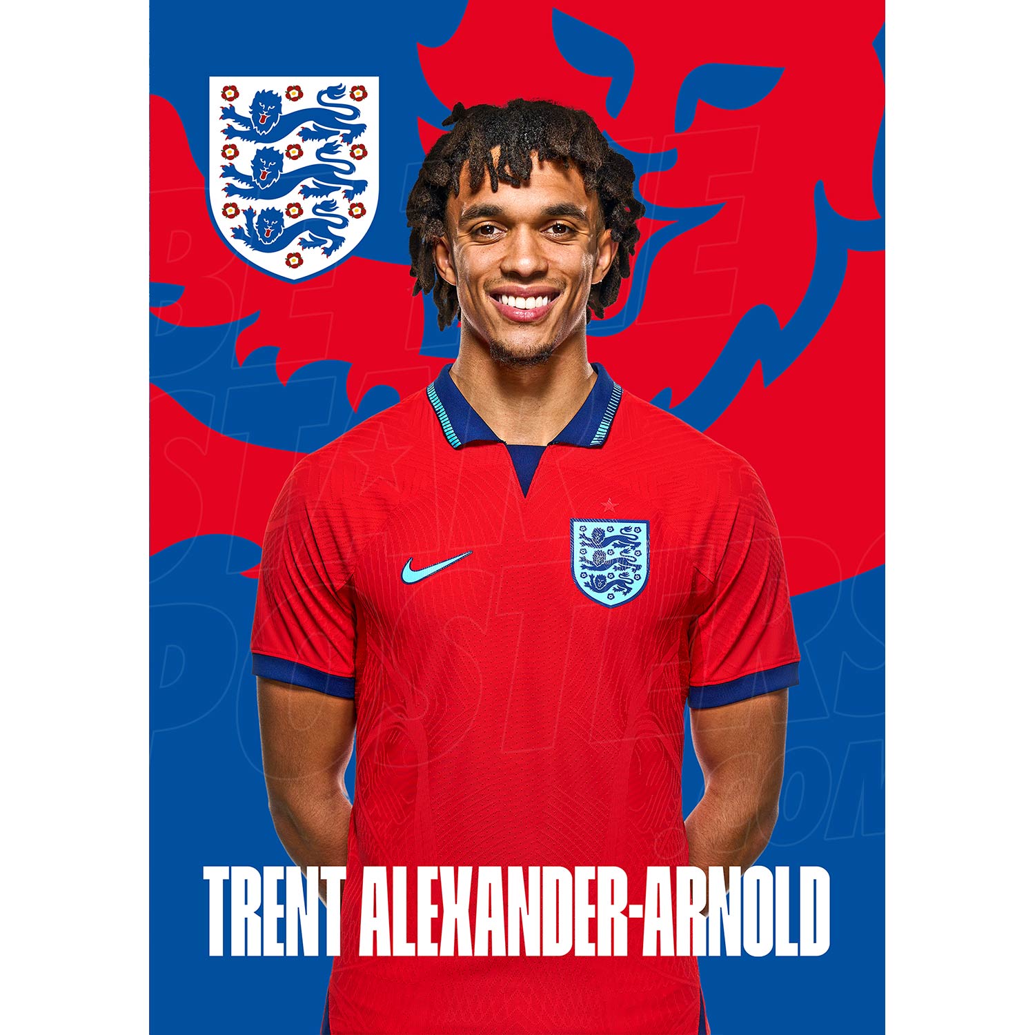 England Alexander-Arnold 22/23 Away Headshot Poster