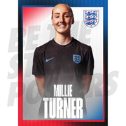 Lionesses Turner 25/26 Away Headshot Poster