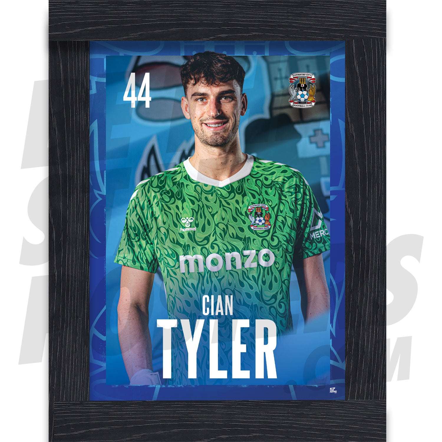 Coventry City FC Tyler 24/25 Headshot Poster