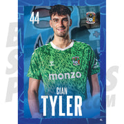 Coventry City FC Tyler 24/25 Headshot Poster