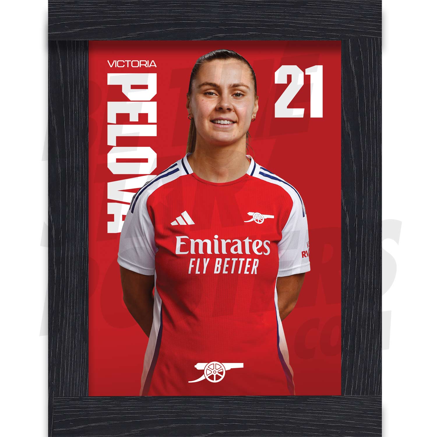 Arsenal FC Pelova 24/25 Headshot Poster
