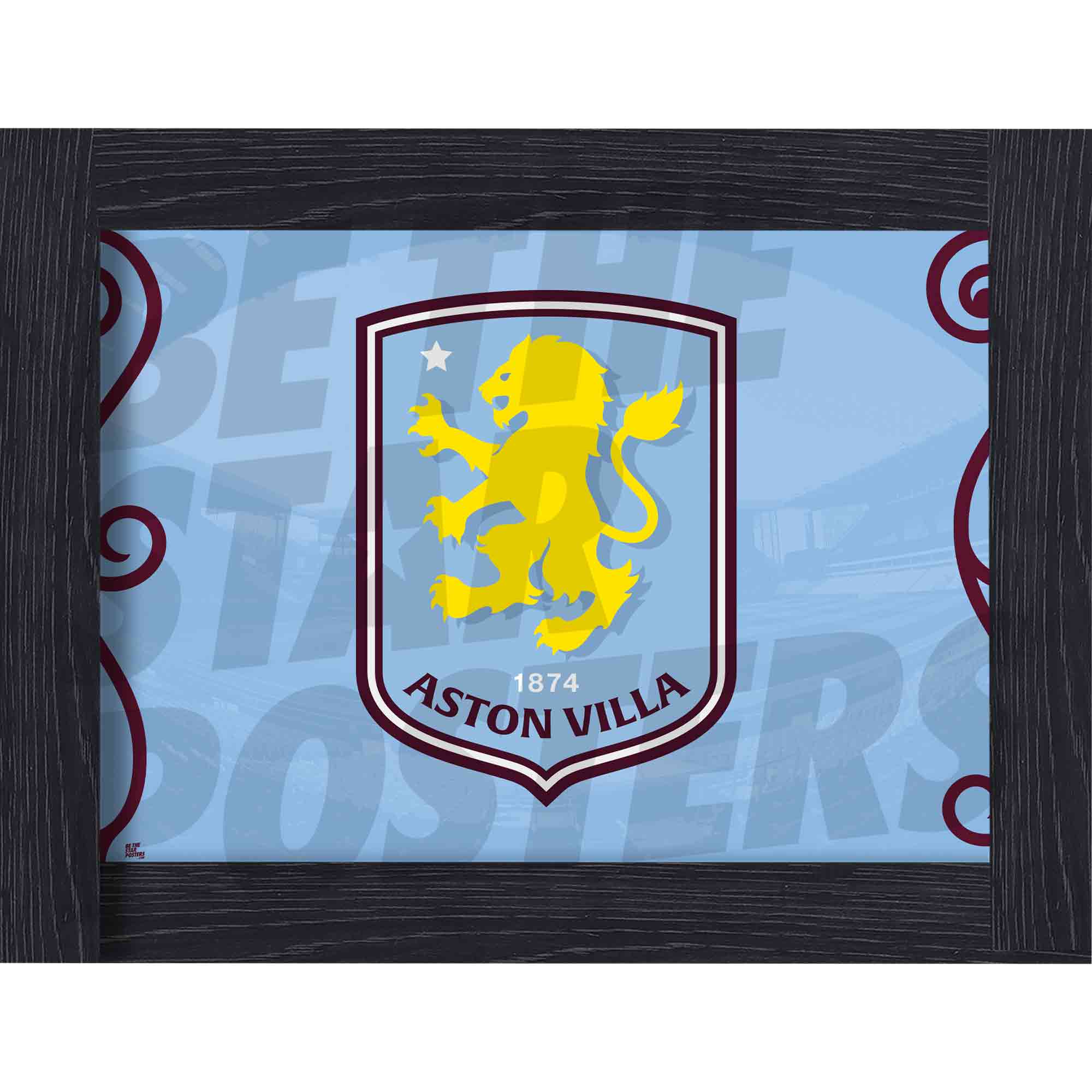 Aston Villa FC Villa Park Stadium Poster