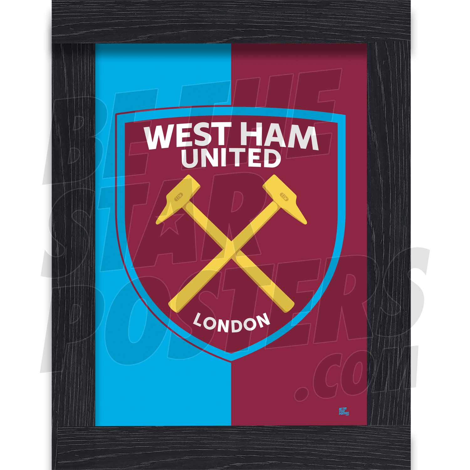 West Ham United FC Crest Poster
