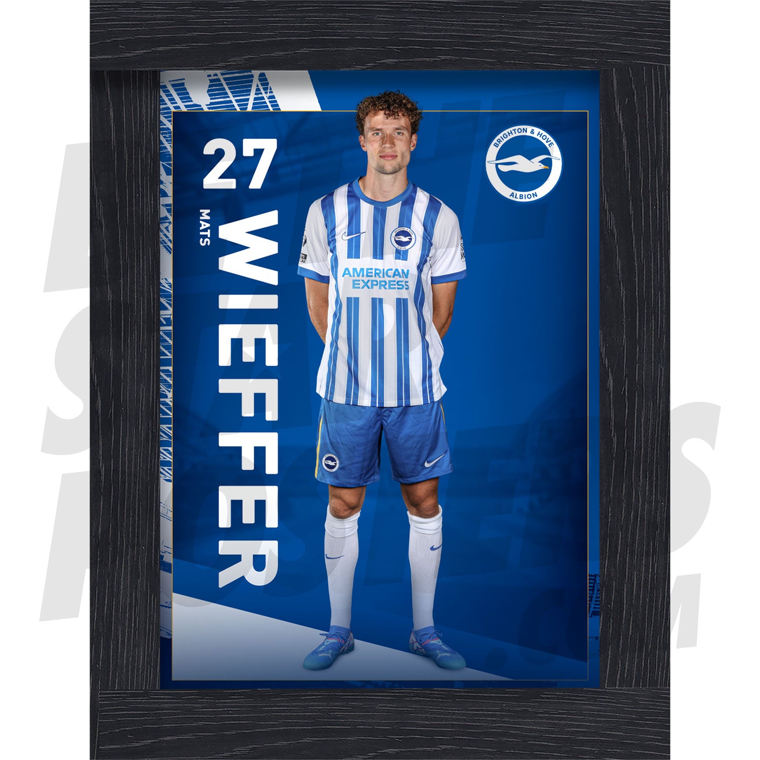 Brighton & Hove Albion FC Wieffer 24/25 Headshot Poster