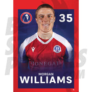 Dorking Wanderers FC Williams 24/25 Headshot Poster