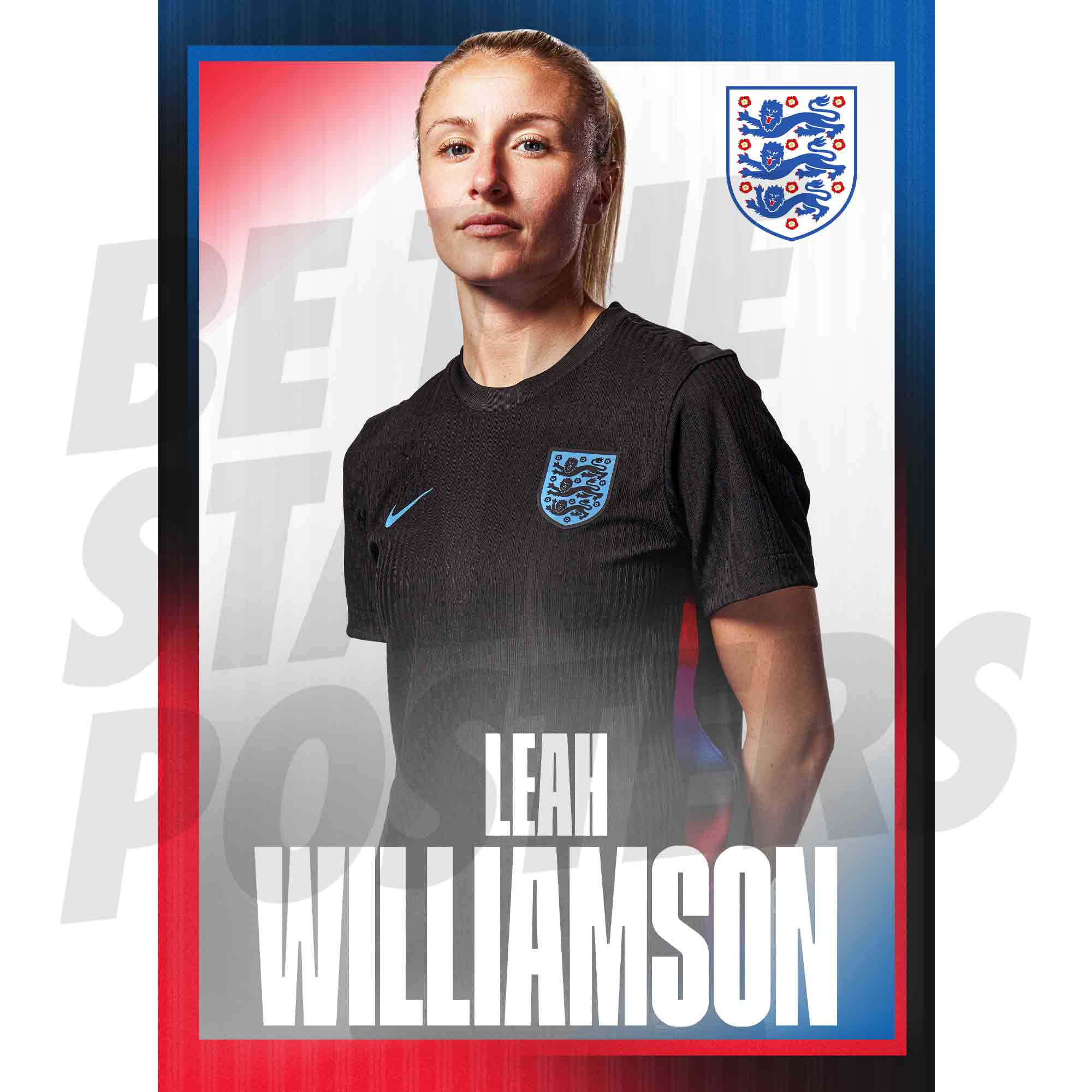 Lionesses Williamson 25/26 Away Headshot Poster